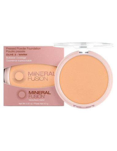 Base en Polvo Compacto Mineral Fusion Oliva 3 9.07 g Antienvejecimiento