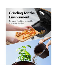 Compostador Eléctrico iDOO 3L para Cocina, Sin Olores, Blanco 2