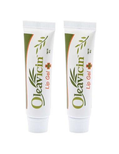 Gel Labial Oleavicin - Tratamiento Natural para Herpes Labial - 2 Unidades de 3.8g
