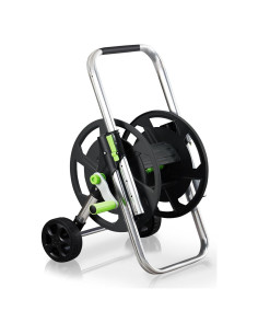 Carro Enrollador de Manguera YESTAR 75-150 pies 5/8" Negro