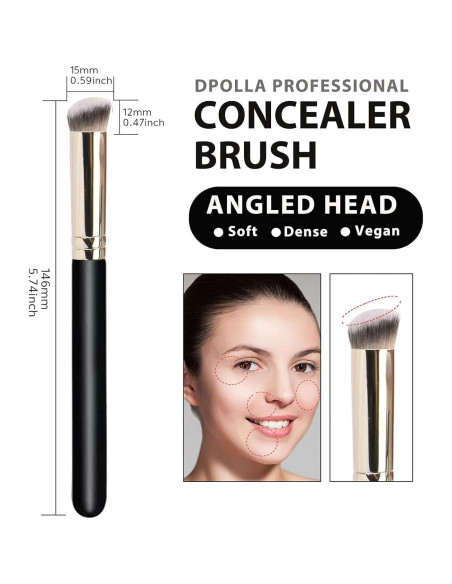 Brochas de Maquillaje DPOLLA 170 y 270 Profesionales Negras Brochas de Maquillaje DPOLLA 170 y 270 Profesionales Negras