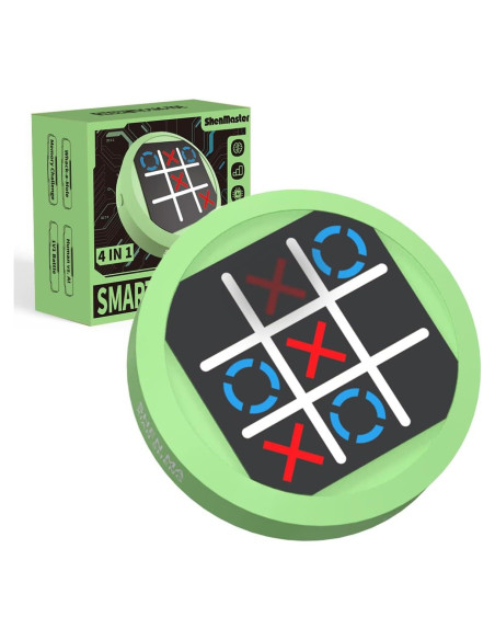 Juego Electrónico 4 en 1 ShenMaster - Tic Tac Toe, Memory y Whack-a-Mole Juego Electrónico 4 en 1 ShenMaster - Tic Tac Toe, Memory y Whack-a-Mole