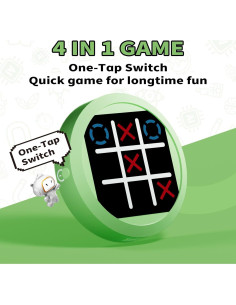 Juego Electrónico 4 en 1 ShenMaster - Tic Tac Toe, Memory y Whack-a-Mole 2