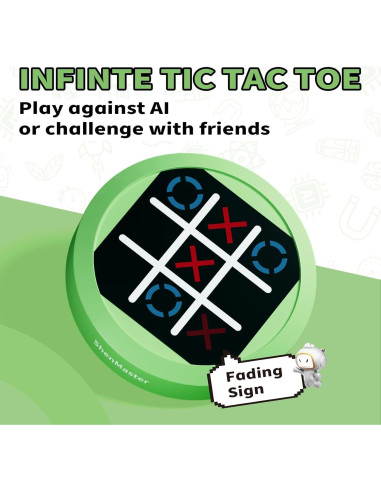 Juego Electrónico 4 en 1 ShenMaster - Tic Tac Toe, Memory y Whack-a-Mole