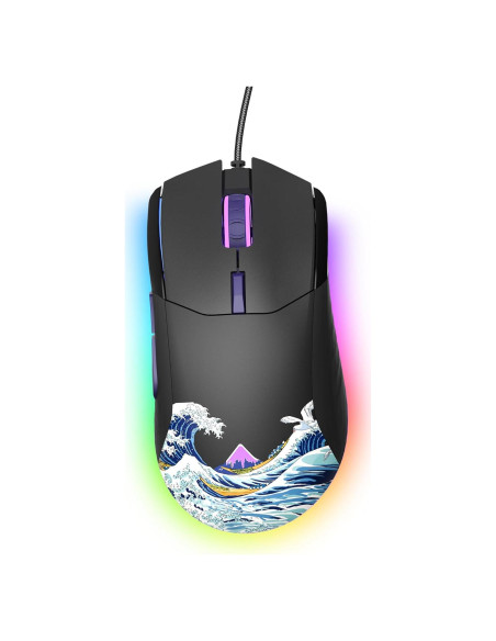 Ratón Gaming Womier Kanagawa RGB con Cable 12000 DPI Ratón Gaming Womier Kanagawa RGB con Cable 12000 DPI