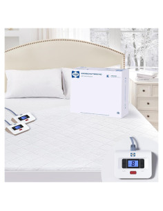 Almohadilla Térmica Sealy King Felpa Coral 10 Niveles Calor