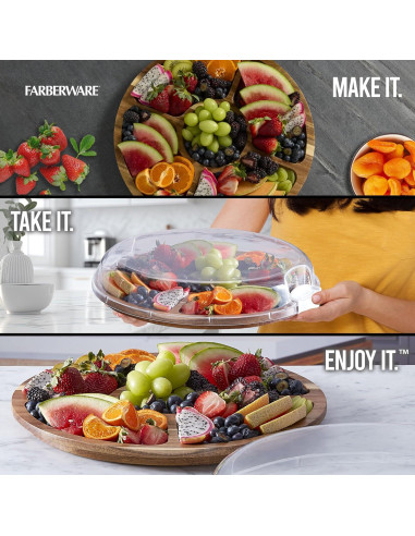 Tabla de Cortar Farberware Build-a-Board 35.56cm 5 Compartimentos