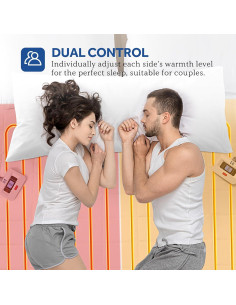 Almohadilla Térmica Eléctrica Sealy Cal King 10 Niveles Calor 2