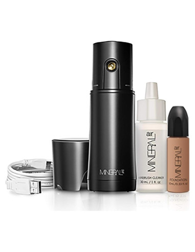 Kit de Maquillaje AirMist MINERAL AIR 4-en-1 Inalámbrico Ámbar