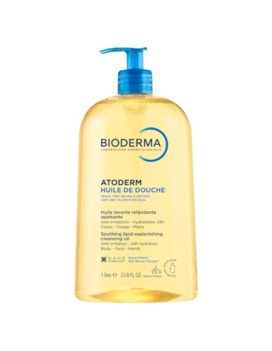 Bioderma Atoderm Aceite de Ducha 1000 ml - Limpiador Nutritivo