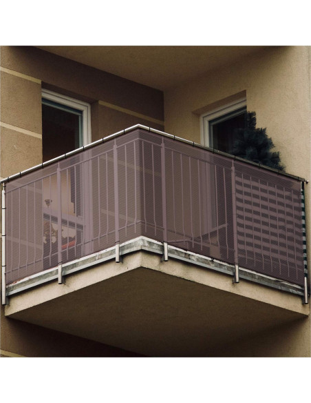 Red de Seguridad Infantil Minne Baby 3m x 0.9m Marrón Red de Seguridad Infantil Minne Baby 3m x 0.9m Marrón