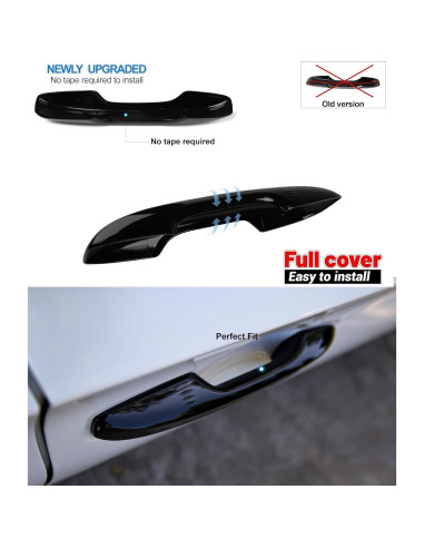 Cubierta de Manija de Puerta Thenice para Honda Civic 2022-2025 - Negro