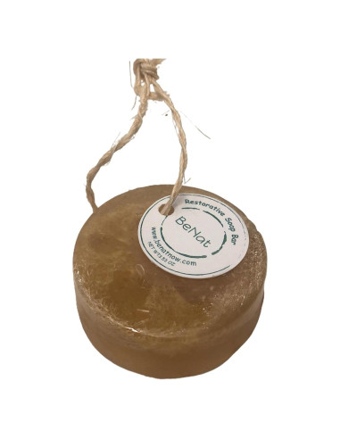 Barra de Jabón Natural BioAlei Restaurador 90g Avena Oliva Coco