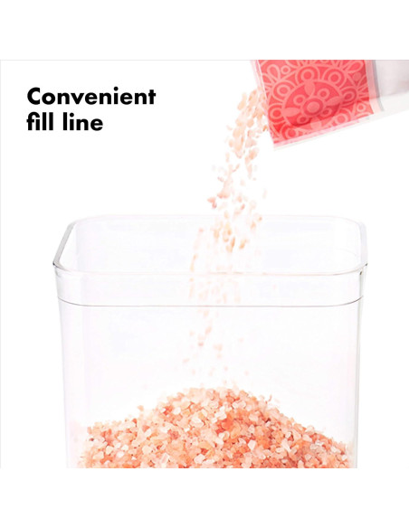 Contenedor de Almacenamiento OXO Good Grips 0.2L Cuadrado Hermético Contenedor de Almacenamiento OXO Good Grips 0.2L Cuadrado Hermético
