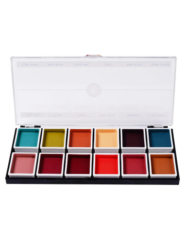 Paleta de Maquillaje SFX Activada por Alcohol 12 Colores Narrative