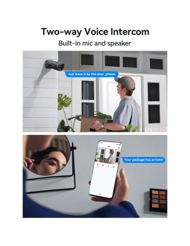 Cámara de Seguridad IP POE FOSCAM V5EP 5MP Exterior con IA