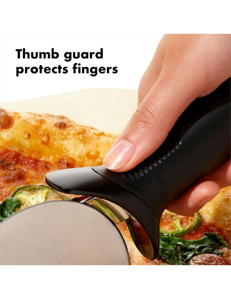 Cortador de Pizza OXO Good Grips Acero Inoxidable 10.5 cm Cortador de Pizza OXO Good Grips Acero Inoxidable 10.5 cm