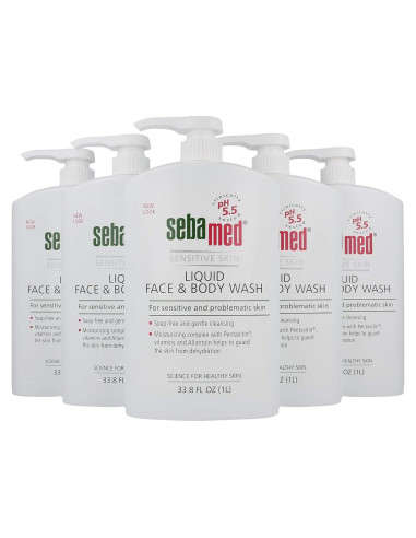 Sebamed Limpiador Facial y Corporal 1L Sin Parabenos pH 5.5