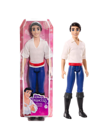 Muñeco Príncipe Eric Disney Mattel 33cm Posable La Sirenita Muñeco Príncipe Eric Disney Mattel 33cm Posable La Sirenita