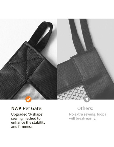 Puerta Mágica para Mascotas NWK 76.2x76.2 cm con 6 Ganchos