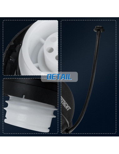 Tapa de Gasolina VINMS 17670-T3W-A01 para Honda y Acura