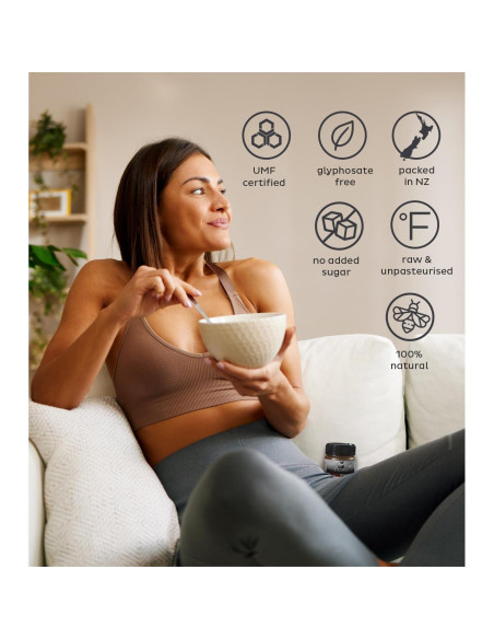 Miel de Manuka Steens 100% Cruda UMF 10+ MGO 263+ 223.6 g Miel de Manuka Steens 100% Cruda UMF 10+ MGO 263+ 223.6 g