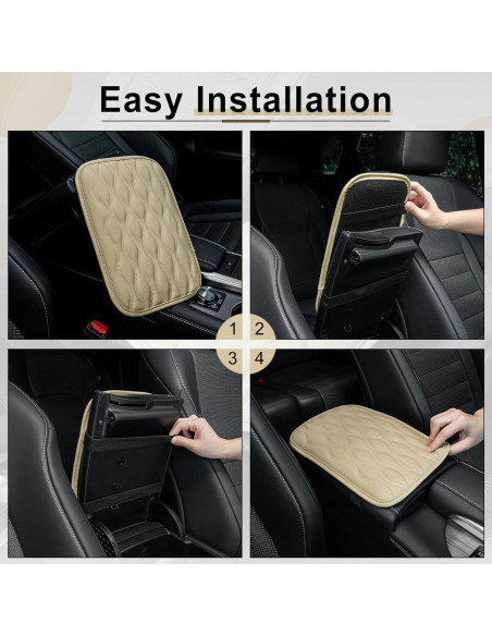 Funda Almohadilla Consola Central Auto Amiss Beige Universal Funda Almohadilla Consola Central Auto Amiss Beige Universal