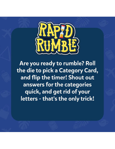 Skillmatics Rapid Rumble - Juego de Mesa Rápido para Familias