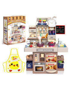 Cocina Infantil Juguete Vigorfun con Fregadero y Vapor 25.4x14.25cm