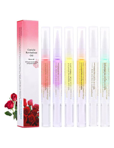 Set de 6 Bolígrafos de Aceite para Cutículas SULLMAR