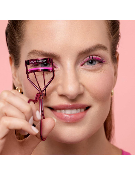 Rizador de Pestañas Real Techniques Rosa, Sin Pellizcos, 1 Unidad Rizador de Pestañas Real Techniques Rosa, Sin Pellizcos, 1 Unidad