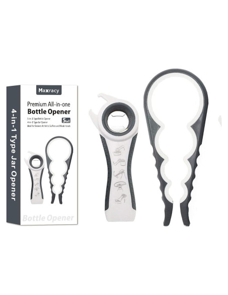 Abrebotellas Manual Maxracy Gris para Manos Débiles y Artritis Abrebotellas Manual Maxracy Gris para Manos Débiles y Artritis