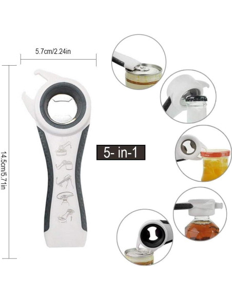 Abrebotellas Manual Maxracy Gris para Manos Débiles y Artritis Abrebotellas Manual Maxracy Gris para Manos Débiles y Artritis
