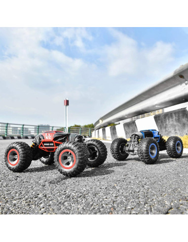 Coche RC BEZGAR TD141 4WD Transformable 1:14 Azul