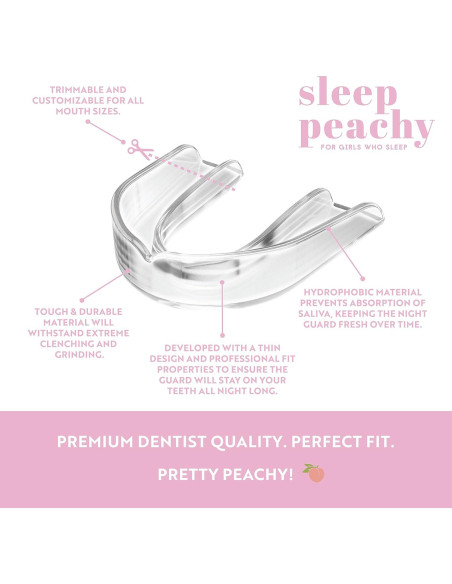 Protectores Bucales Sleep Peachy para Bruxismo - 2 Unidades Protectores Bucales Sleep Peachy para Bruxismo - 2 Unidades