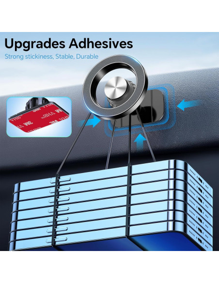 Soporte Magnético para Coche Kaistyle MagSafe 360 Negro Soporte Magnético para Coche Kaistyle MagSafe 360 Negro