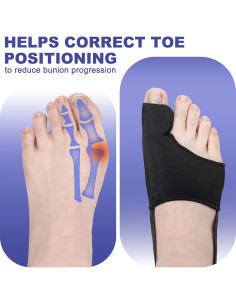 Corrector de Juanetes CLEANET Ajustable para Alivio del Dolor 2