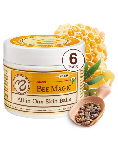 Bálsamo Orgánico Sweet Bee Naturals 6x56.7g Hidratante Piel