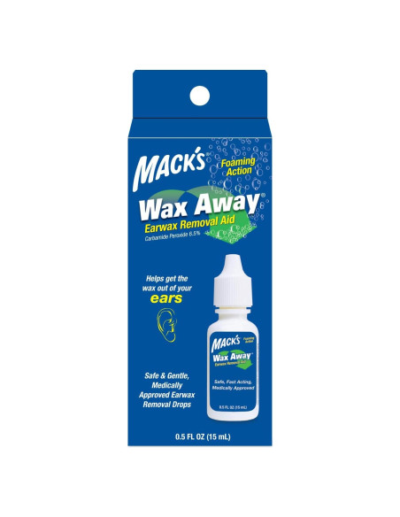 Gotas para Oídos Mack's Wax Away 15 ml - Eliminación de Cerumen Gotas para Oídos Mack's Wax Away 15 ml - Eliminación de Cerumen
