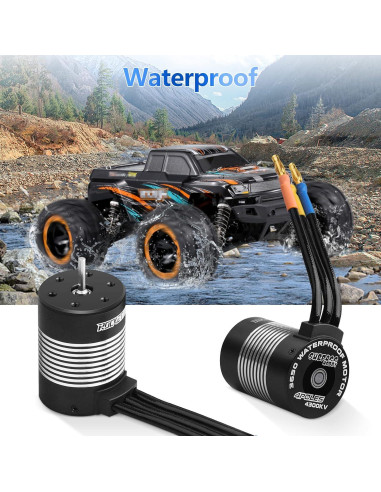 Motor Sin Escobillas 3650 4300KV DideaECO para Coche RC 1:10
