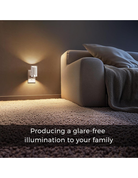 Luz Nocturna LED Regulable LOHAS 0-100LM con Sensor 3000K Luz Nocturna LED Regulable LOHAS 0-100LM con Sensor 3000K