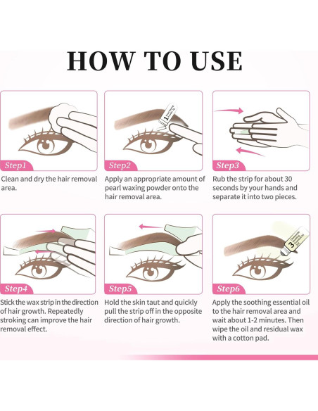 Kit de Depilación Beauty7 - Cintas de Cera para Cejas 12 Unidades Kit de Depilación Beauty7 - Cintas de Cera para Cejas 12 Unidades