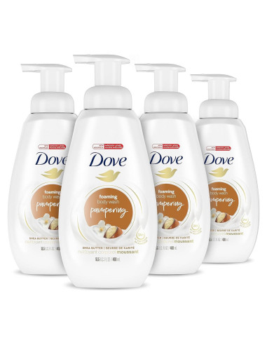 Jabón Corporal Espumoso Dove Manteca de Karité 4x382.7ml