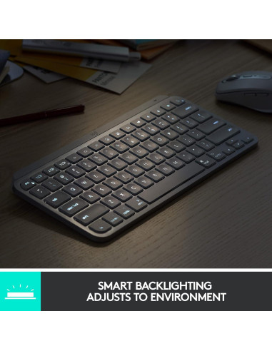 Teclado Inalámbrico Logitech MX Keys Mini Retroiluminado - Grafito