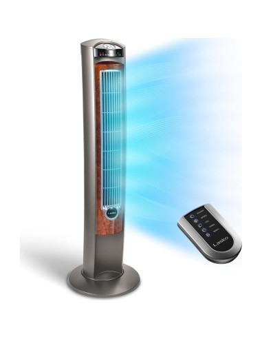 Ventilador de Torre Lasko T38400 y T42954, 4 y 3 Velocidades, 96.5 y 108 cm