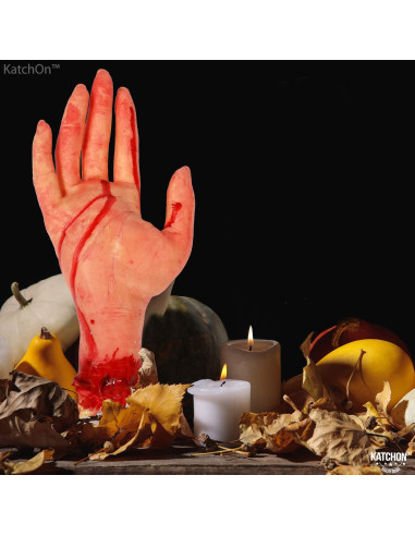 Mano Sangrienta Falsa KatchOn 25.4 cm para Halloween