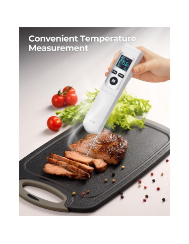 Termómetro Infrarrojo Digital ERICKHILL 2-en-1 para Cocina
