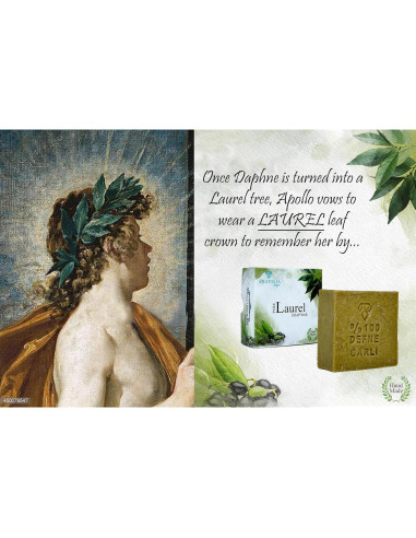 Jabón de Aleppo 142 g - Champú Sólido Natural de Laurel