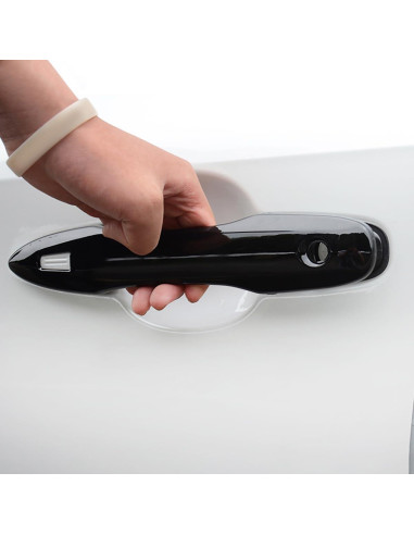Cubierta de Manija de Puerta Exterior GZJUNFUGJ Negra para Toyota