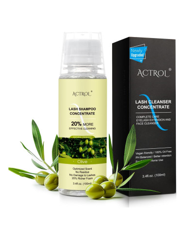 Champú Concentrado para Pestañas ACTROL 100ml Aceituna